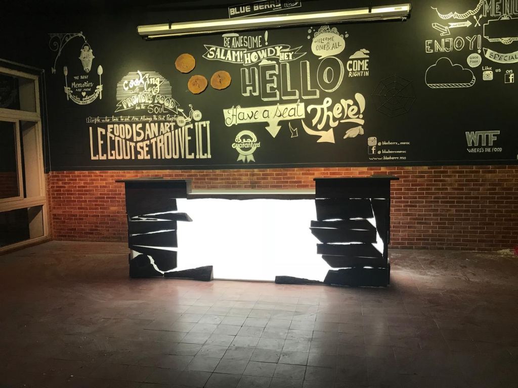 Custom Corian Counter — Bar Design