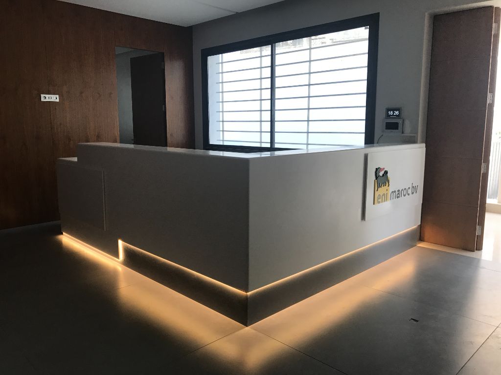 Reception Desk — Eni Maroc