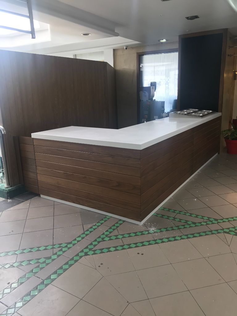 Counter — Wood & Corian